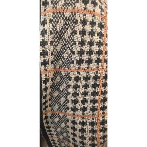 Hem & Thread Long Patterned Duster Cardigan Size L - Picture 5 of 5